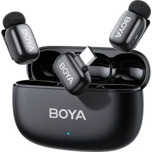 Boya BOYAMINI 2-02 Micrófono Inalámbrico Doble USB-C Negro Mate