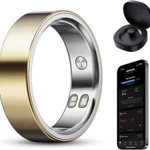 Boya BOYACARE Ring Anillo Inteligente de Salud y Sueño Color Dorado Talla 6