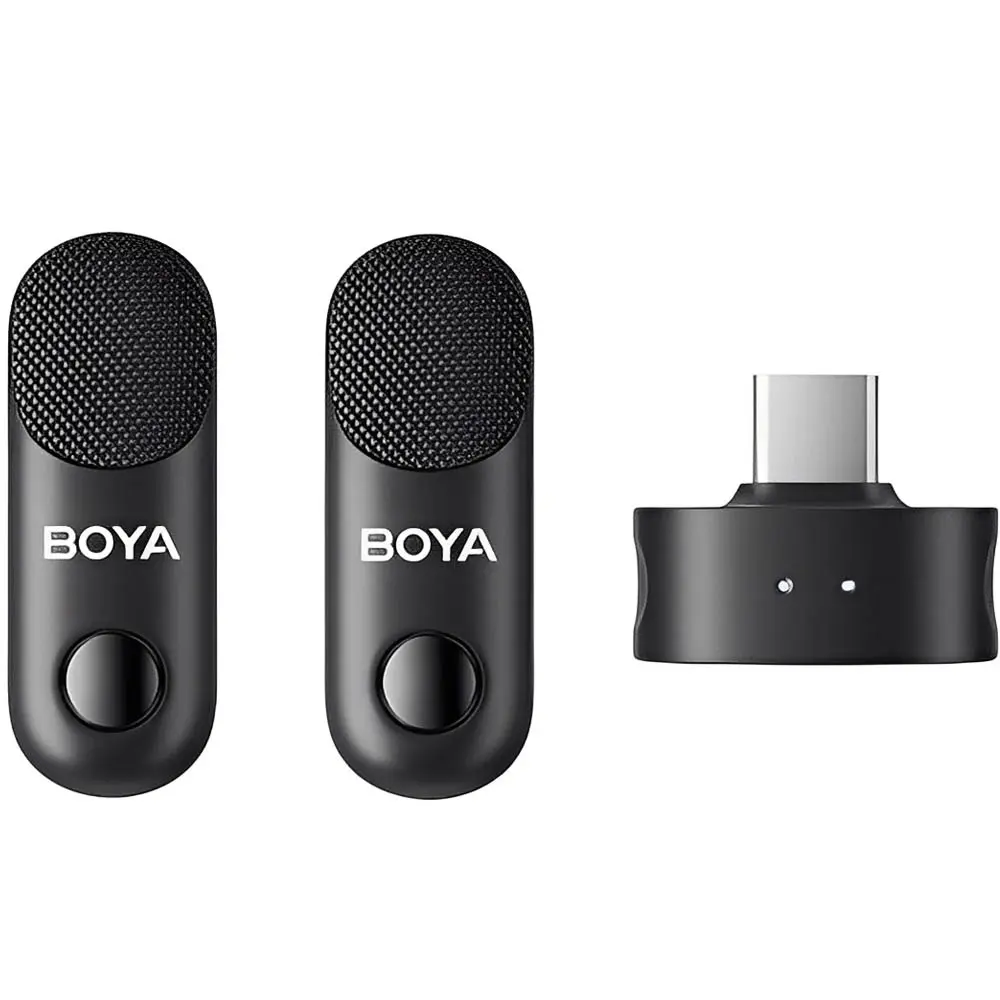 Boya Magic-06 Micrófono Inalámbrico Doble USB-C Con IA Sin Estuche de Carga